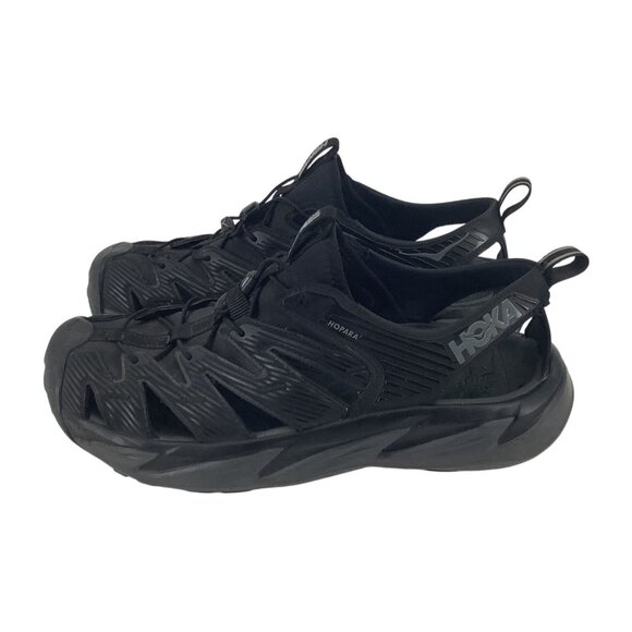 Hoka One One Hopara Mens Trail Sandals Size 13 Black ***READ*** - Picture 5 of 9